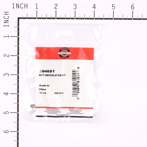 Briggs & Stratton 394681 Needle & Seat Kit