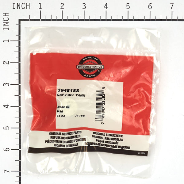 Briggs & Stratton 394818S Fuel Tank Cap