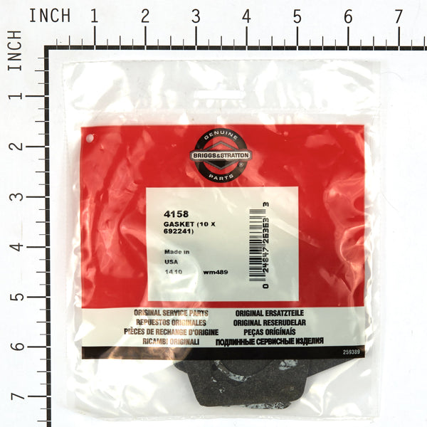 Briggs & Stratton 4158 Gasket (10 x 692241)
