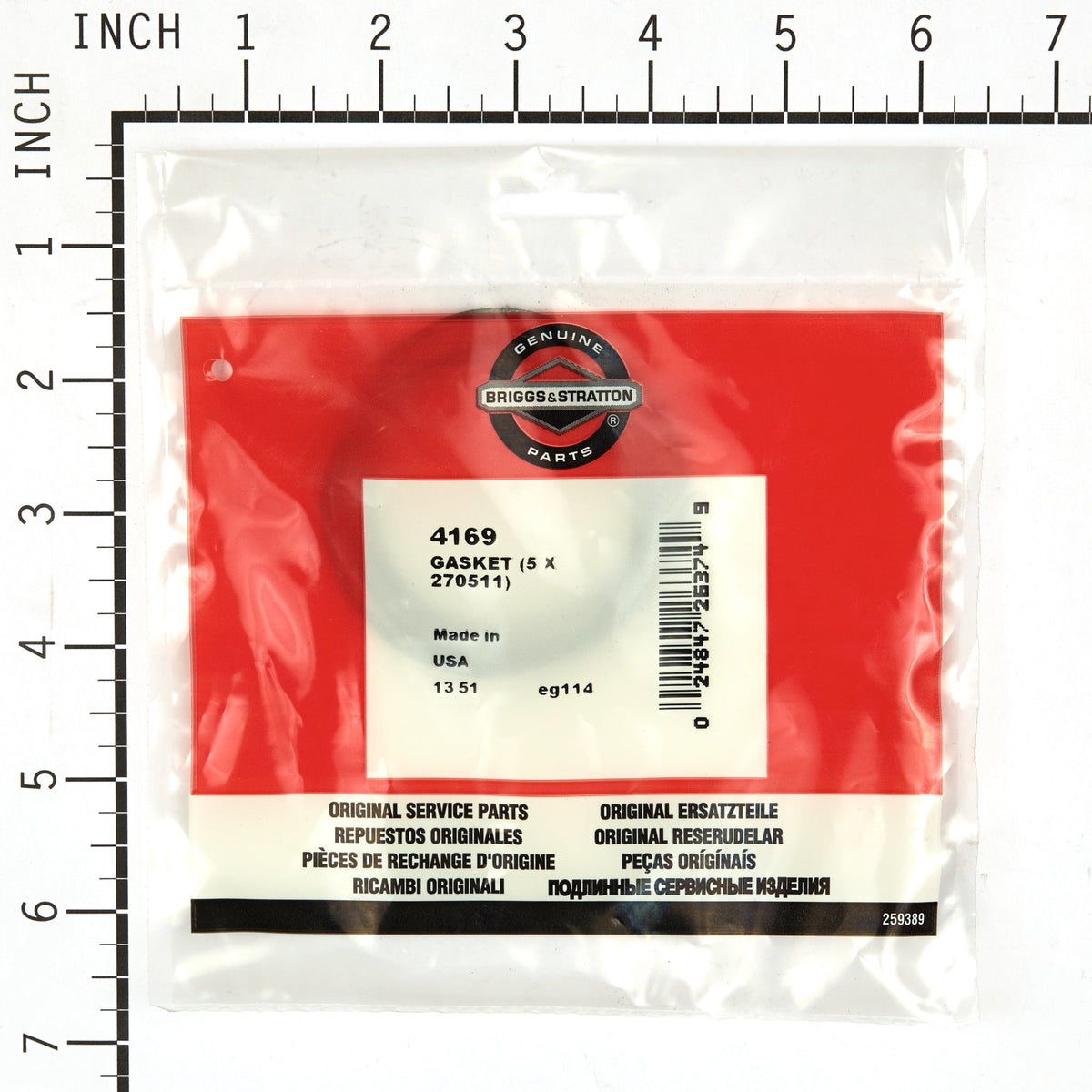 Briggs & Stratton 4169 Gasket (5 x 270511)