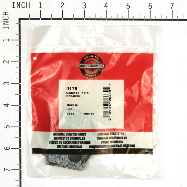 Briggs & Stratton 4179 Gasket (10 x 272409S)