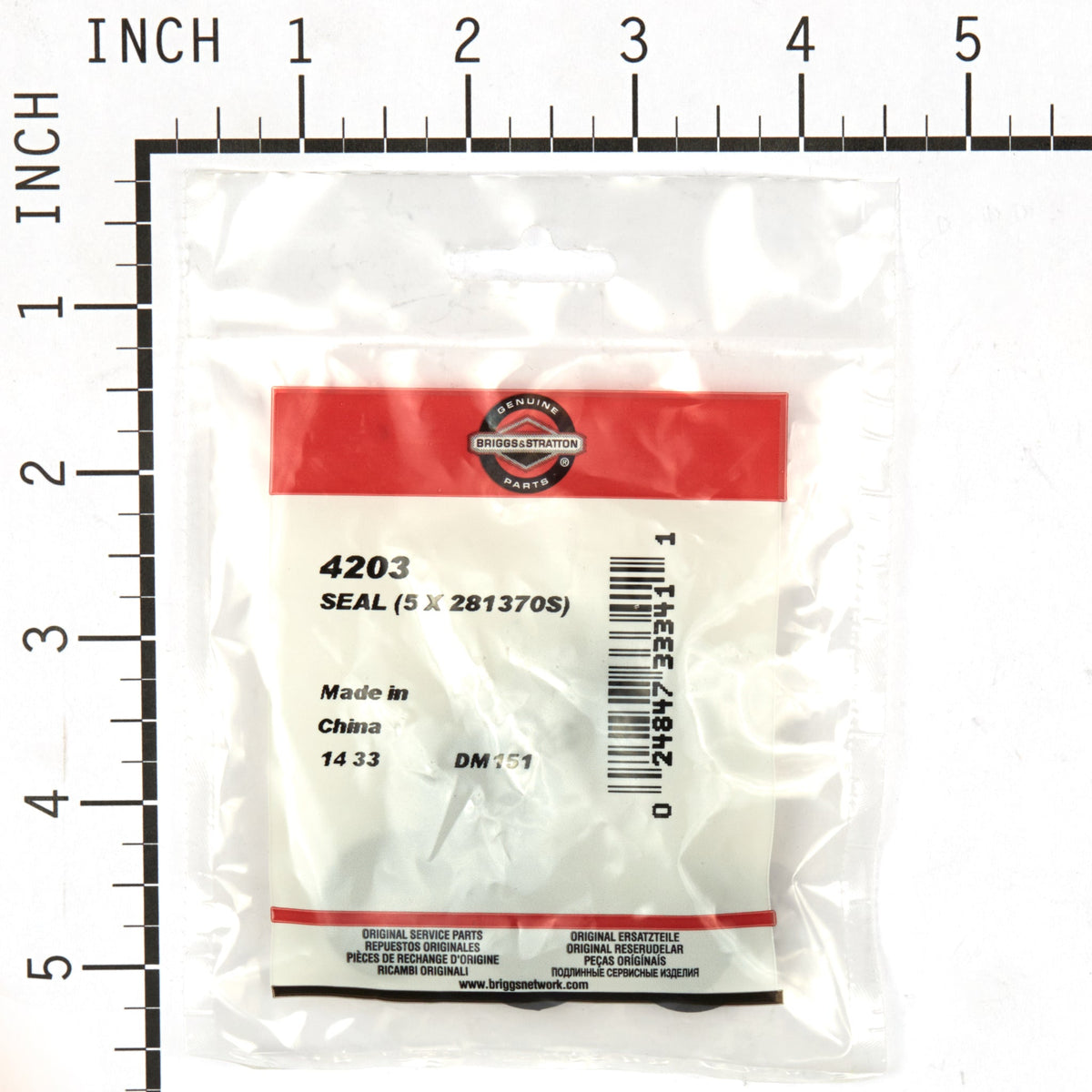 Briggs & Stratton 4203 SEAL (5 X 281370S)