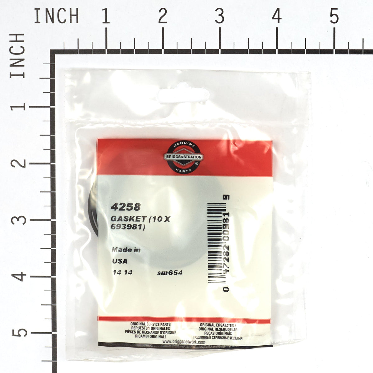 Briggs & Stratton 4258 Gasket (10 x 693981)