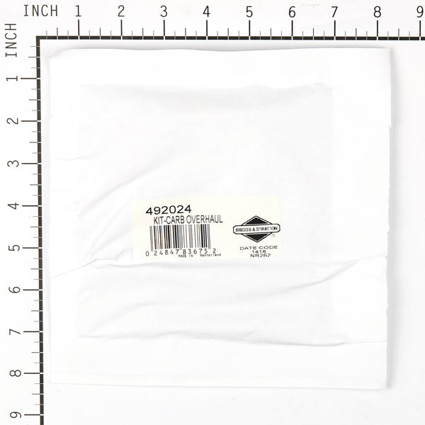 Briggs & Stratton 492024 Carburetor Overhaul Kit