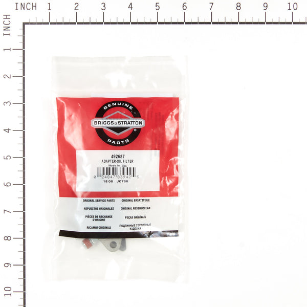 Briggs & Stratton 492687 Oil Filter Adapter