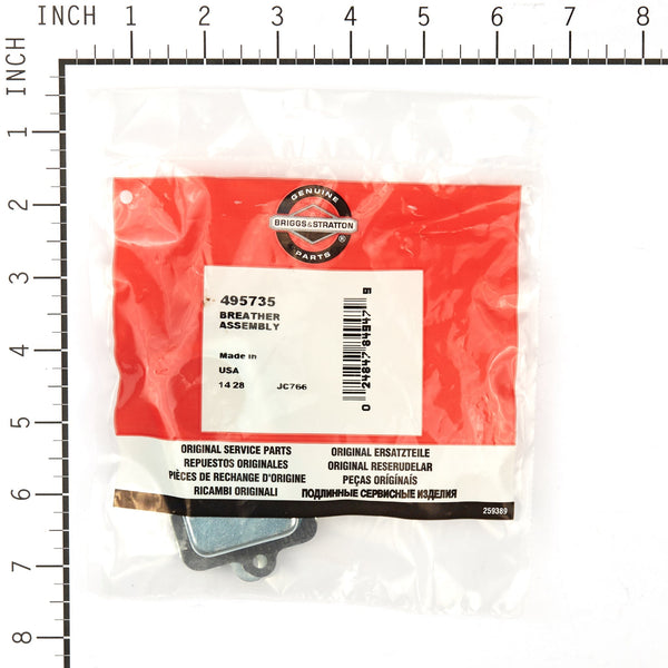 Briggs & Stratton 495735 Breather Assembly