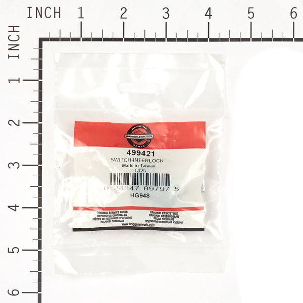 Briggs & Stratton 499421 SWITCH-INTERLOCK