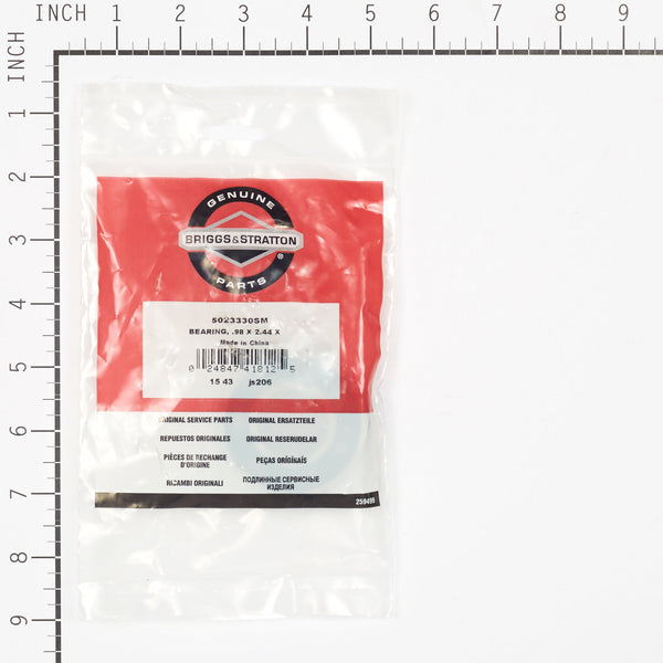 Briggs & Stratton 5023330SM 0.98" x 2.44" Bearing