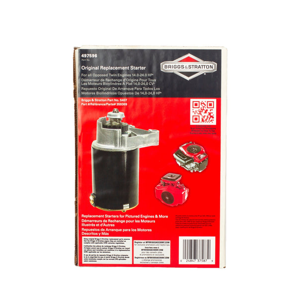 Briggs & Stratton 5407K Starter Motor