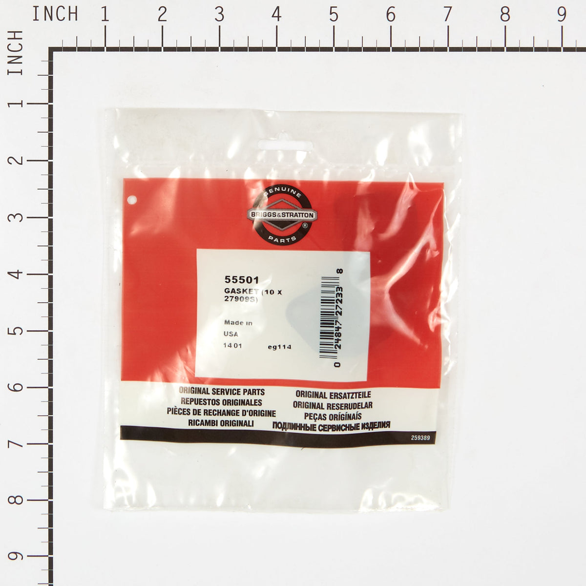 Briggs & Stratton 55501 Gasket (10 x 27909S)