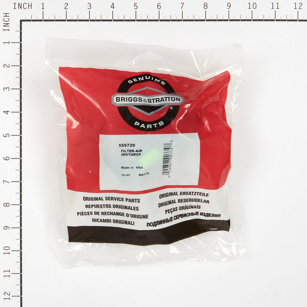 Briggs & Stratton 555729 FILTER-AIR   (MOTORSPORTS)