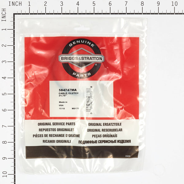 Briggs & Stratton 584747MA Clutch Cable