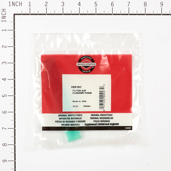 Briggs & Stratton 595191 Pre-Cleaner Filter