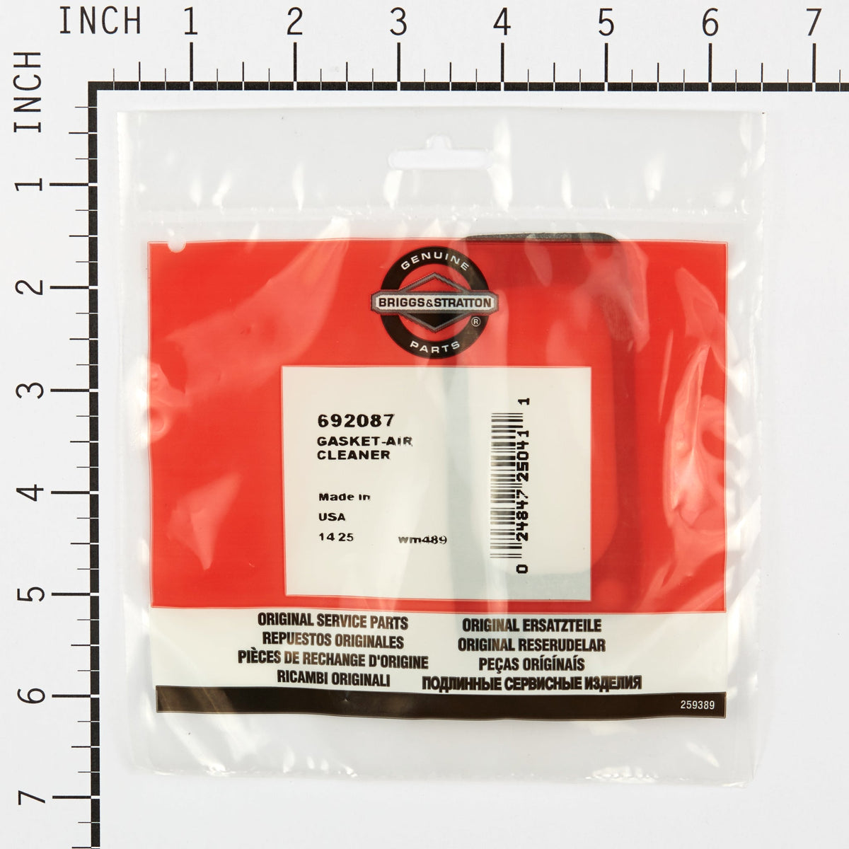 Briggs & Stratton 692087 Air Cleaner Gasket