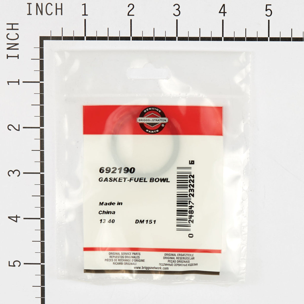 Briggs & Stratton 692190 Fuel Bowl Gasket