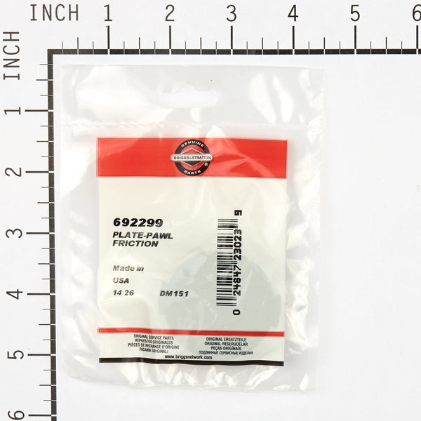 Briggs & Stratton 692299 Pawl Friction Plate