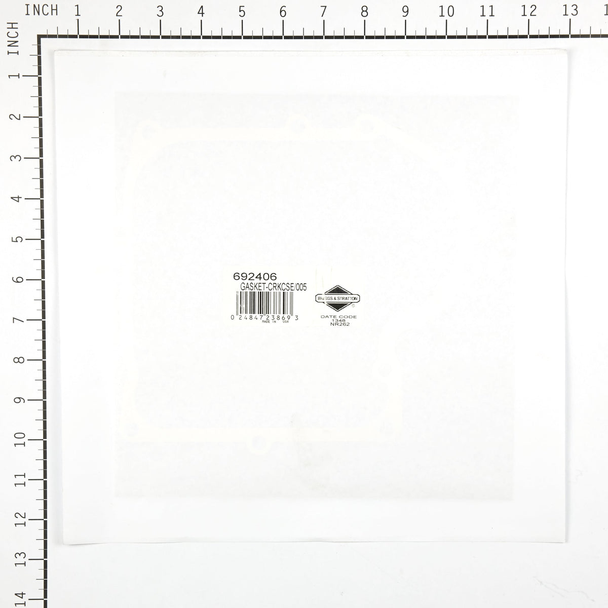 Briggs & Stratton 692406 Crankcase Gasket - .005