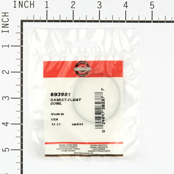 Briggs & Stratton 693981 Float Bowl Gasket