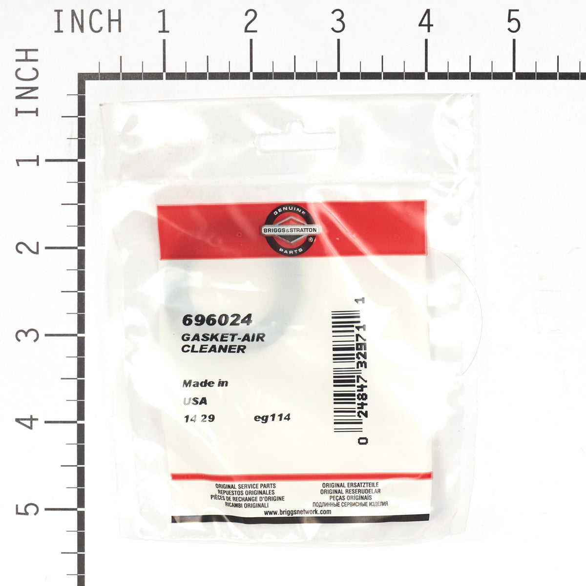 Briggs & Stratton 696024 Air Cleaner Gasket