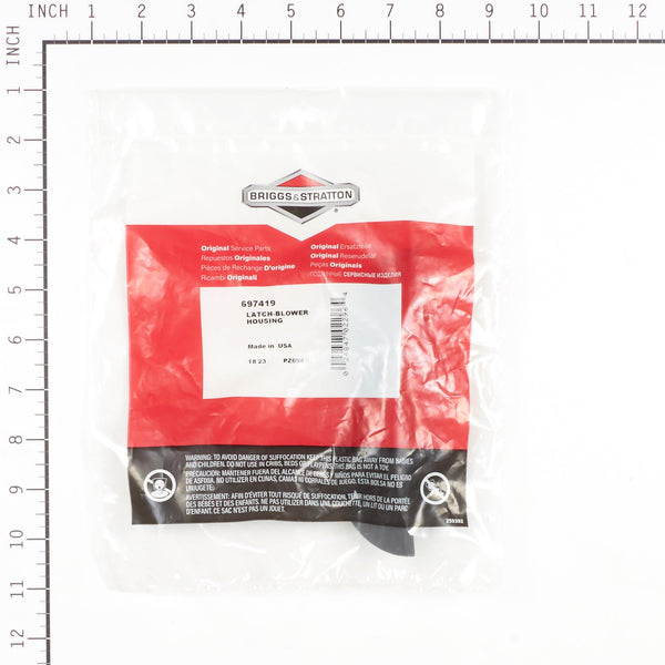 Briggs & Stratton 697419 LATCH-BLOWER HOUSING