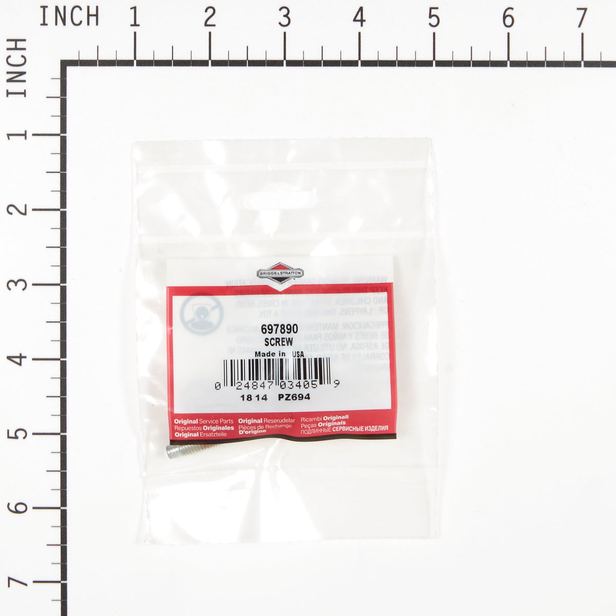 Briggs & Stratton 697890 Screw