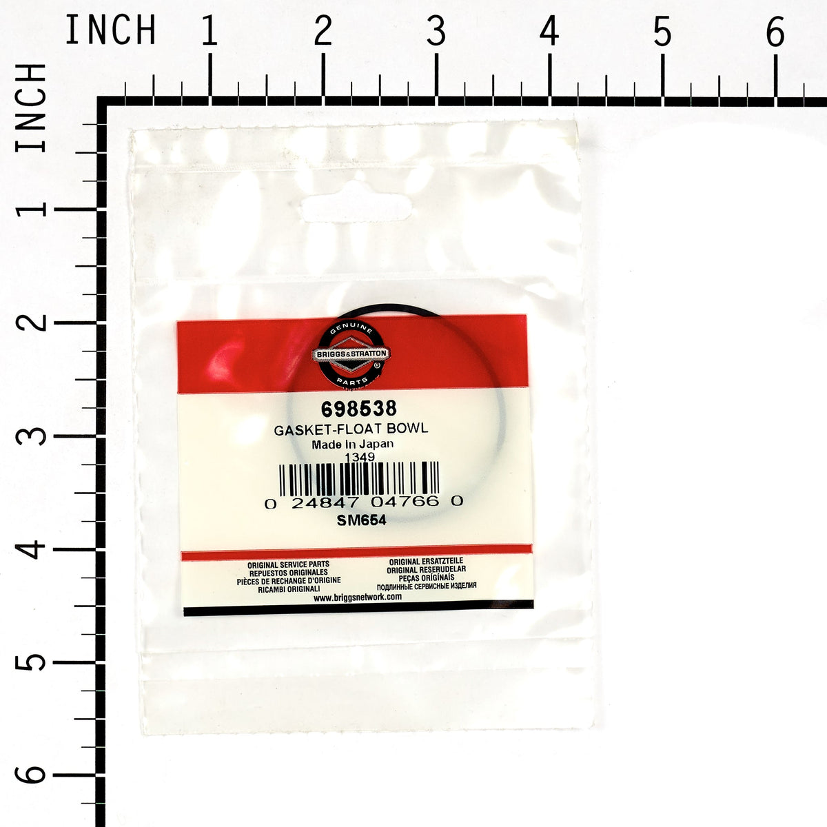 Briggs & Stratton 698538 Float Bowl Gasket