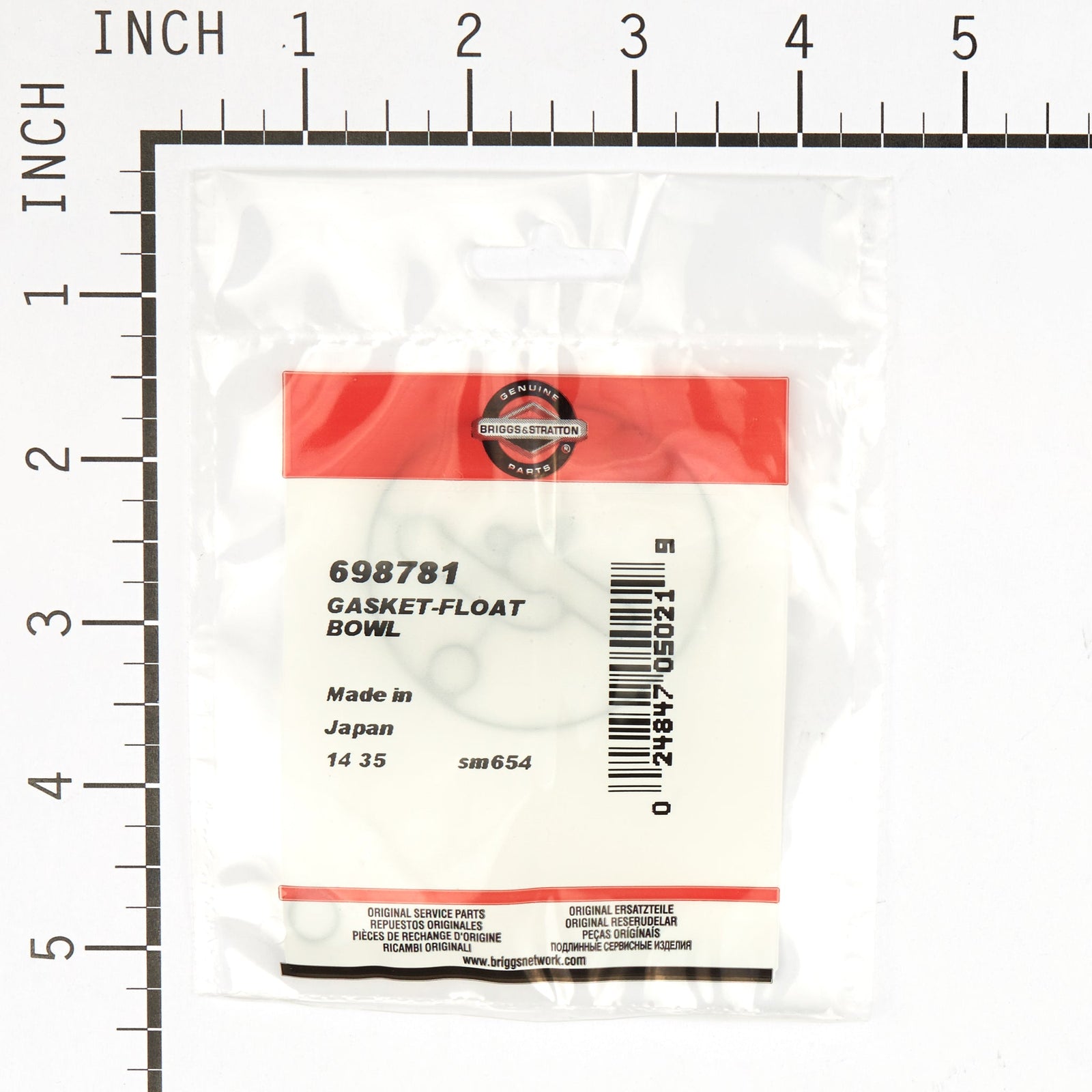 Briggs & Stratton 698781 Float Bowl Gasket