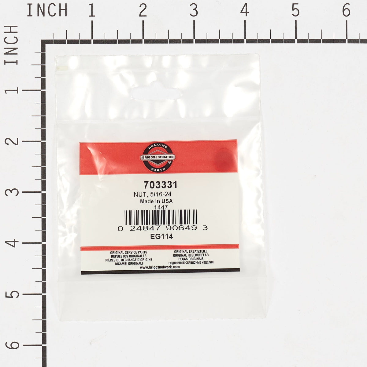 Briggs & Stratton 703331 NUT, 5/16-24