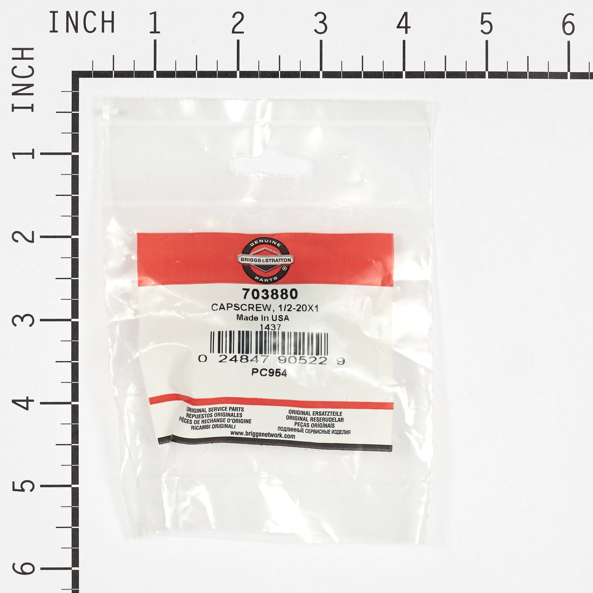 Briggs & Stratton 703880 Cap Screw, 1/2-20 X 1.0