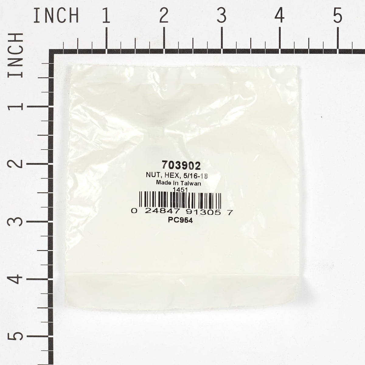 Briggs & Stratton 703902 NUT, HEX, 5/16-18
