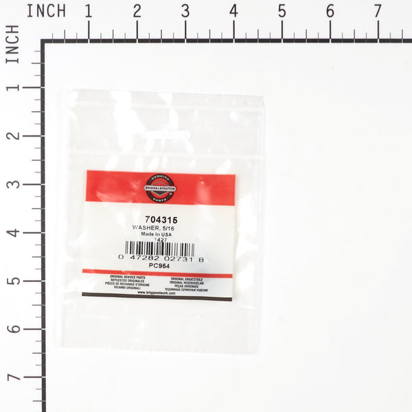 Briggs & Stratton 704315 Washer, 5/16"