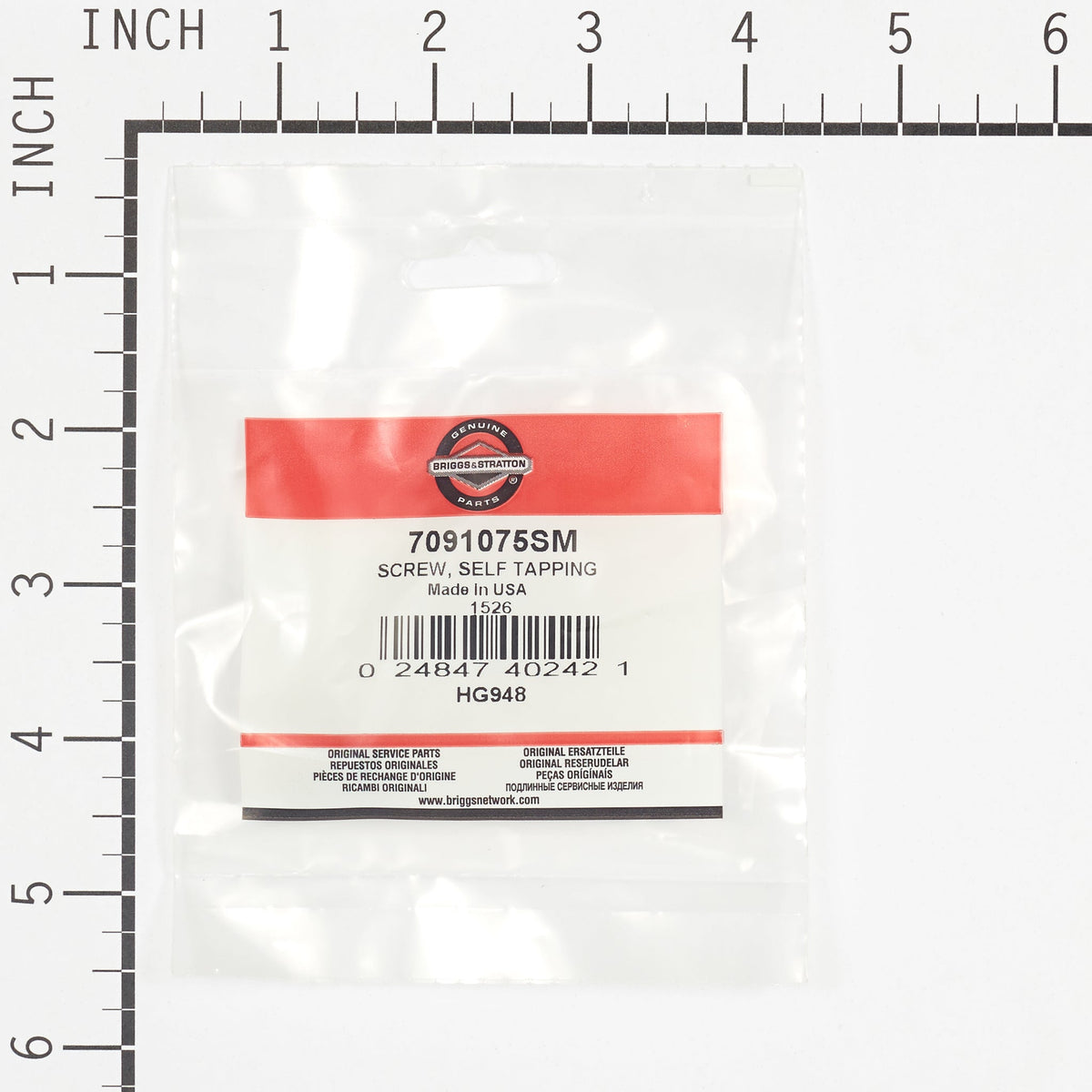 Briggs & Stratton 7091075SM Self Tapping Screw