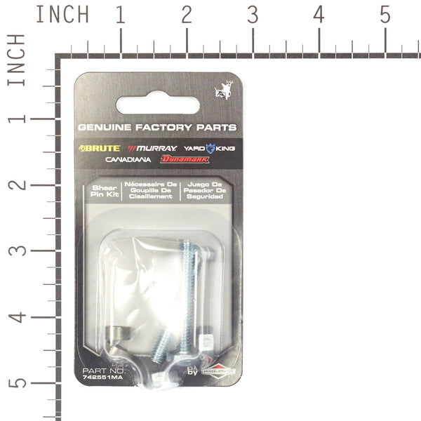 Briggs & Stratton 742551KMA Shear Pin Kit