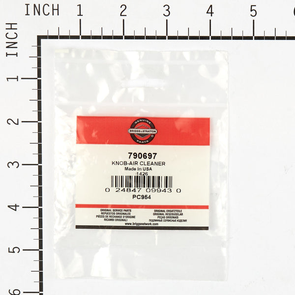 Briggs & Stratton 790697 Air Cleaner Cover Knob