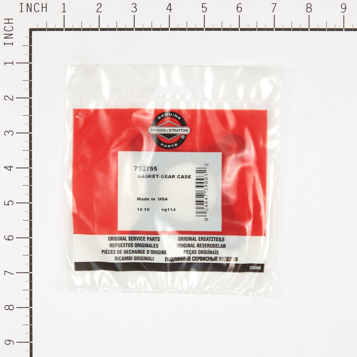 Briggs & Stratton 792755 Gear Case Gasket