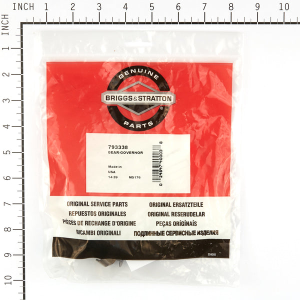 Briggs & Stratton 793338 Governor Gear