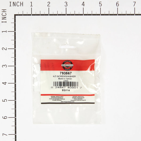 Briggs & Stratton 793567 Washer & Screw Kit