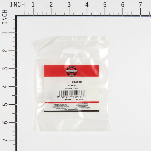 Briggs & Stratton 794822 Screw