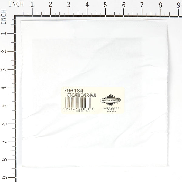 Briggs & Stratton 796184 Carburetor Overhaul Kit