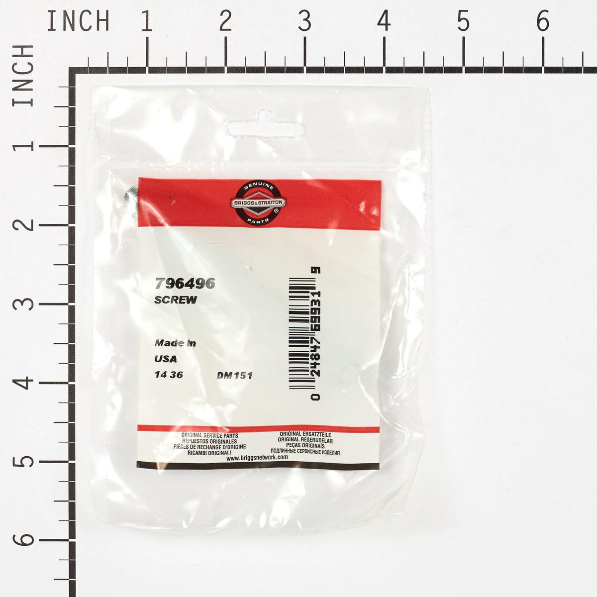 Briggs & Stratton 796496 Screw