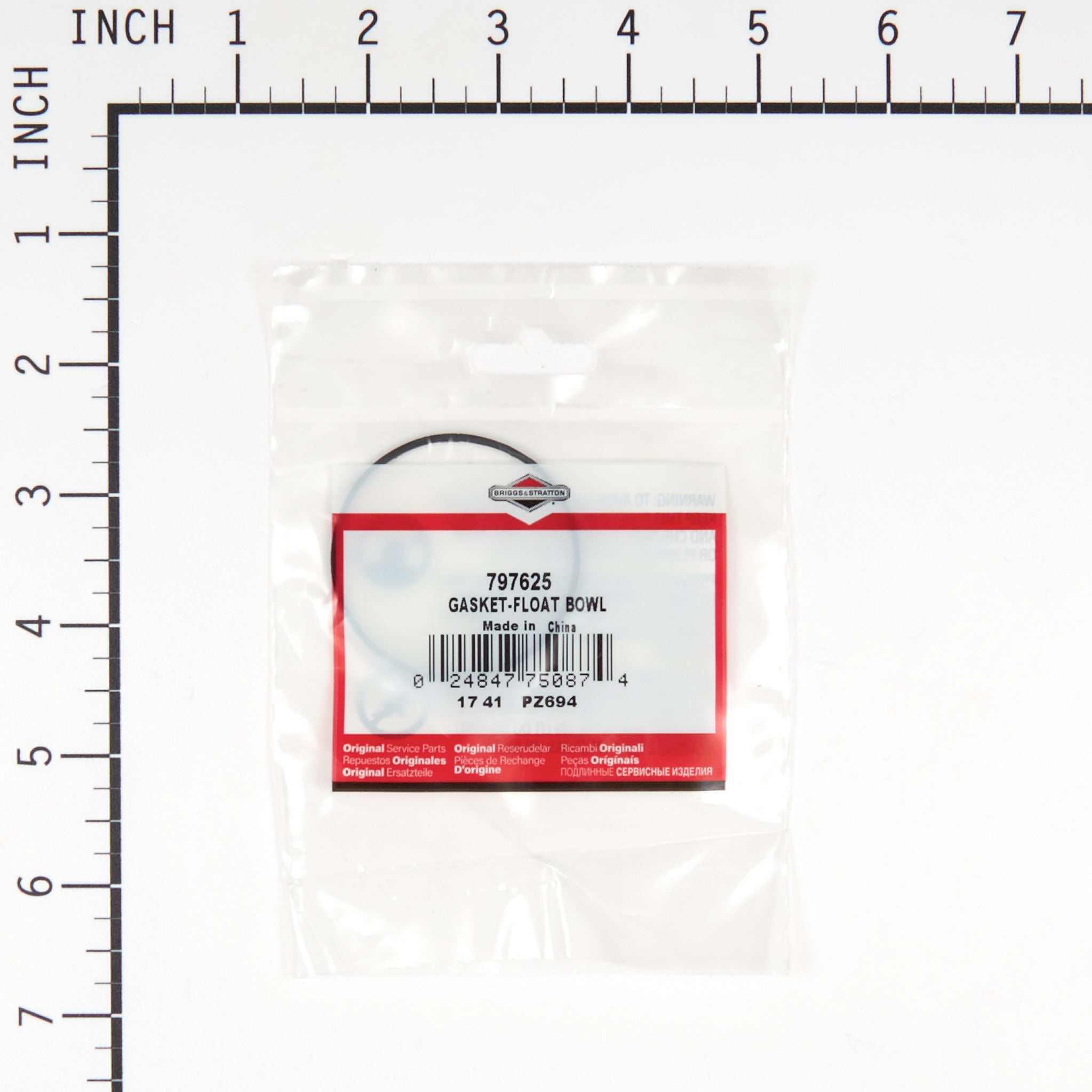thumbnail image 2 of Genuine Briggs & Stratton 694920 Float Bowl Gasket – Carburetor Bowl Gasket, OEM 2 of 5