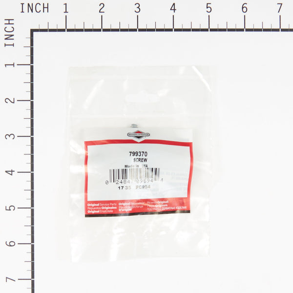 Briggs & Stratton 799370 Screw