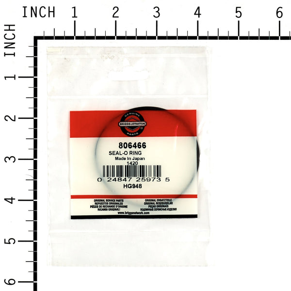 Briggs & Stratton 806466 O-Ring Seal
