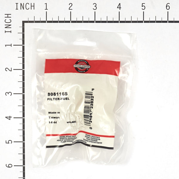 Briggs & Stratton 808116S Fuel Filter