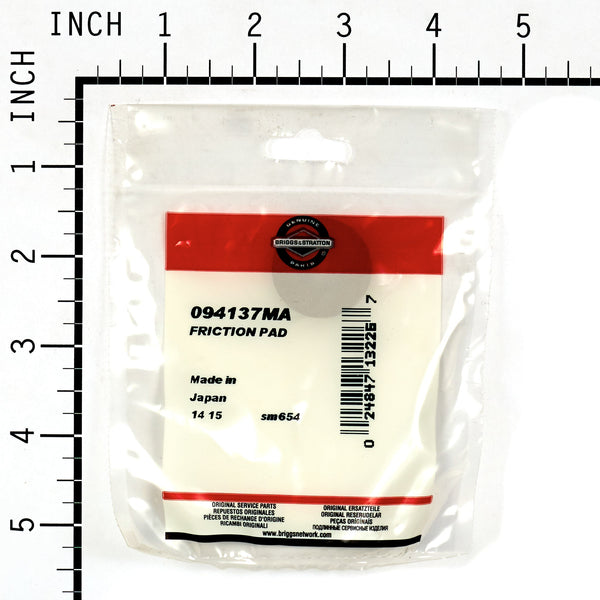 Briggs & Stratton 094137MA FRICTION PAD