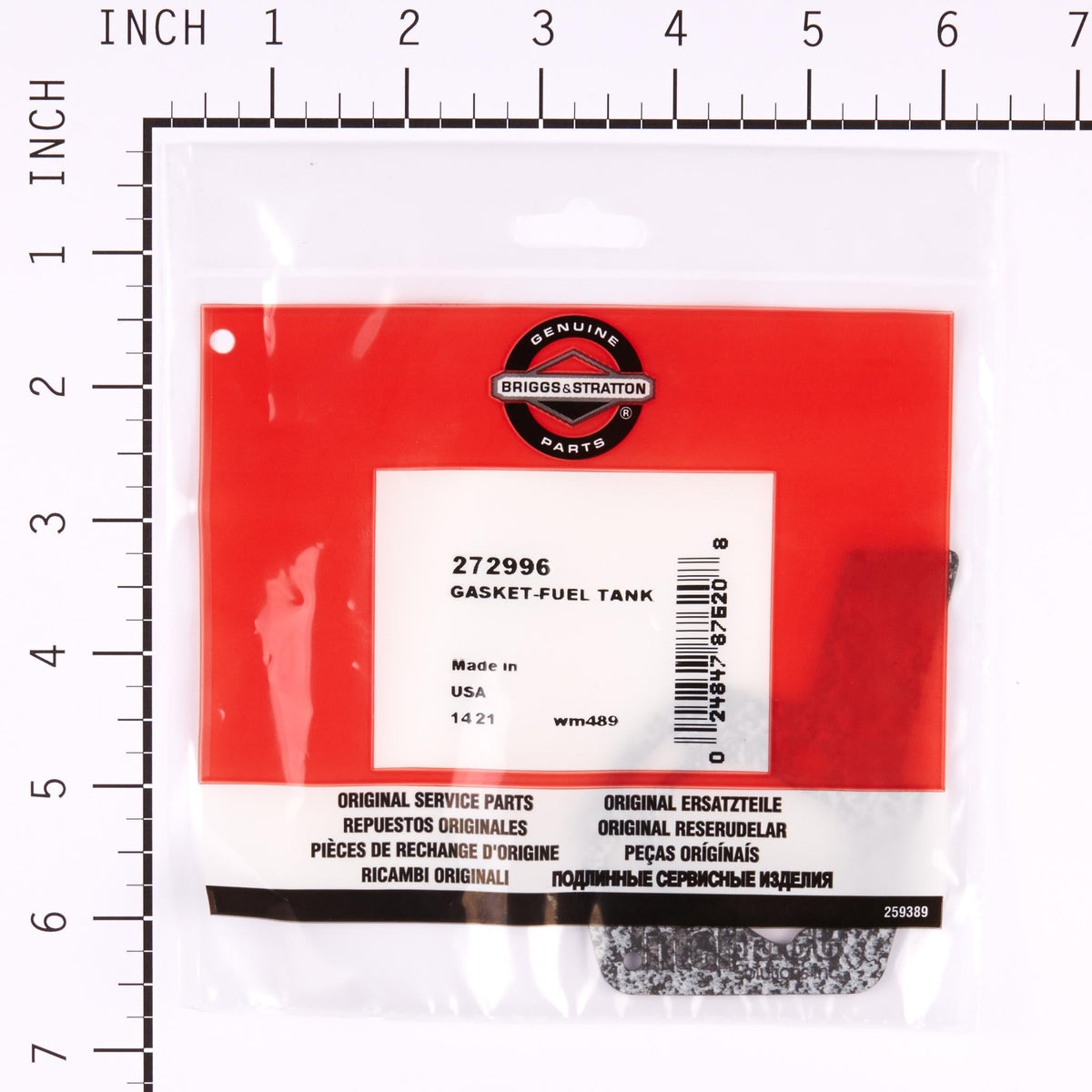 Briggs & Stratton 272996 Fuel Tank Gasket