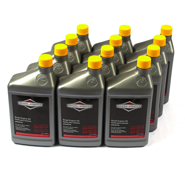 Briggs & Stratton 100074 5W30 Synthetic Engine Oil - 32oz Bottle ...